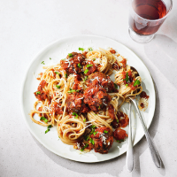 Sicilian spaghetti & meatballs